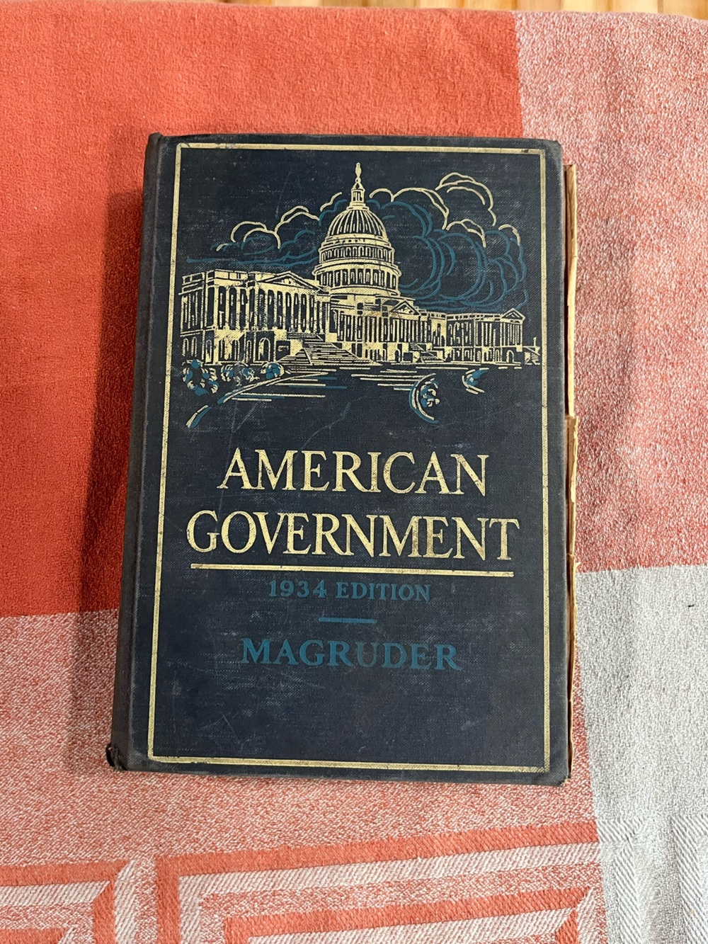 1934 Edition American Government Textbook